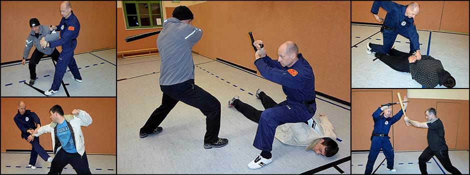 Wir trainieren auch Polizei und Sicherheitsleute, um effektiv ihre Aufgaben zu bewältigen.